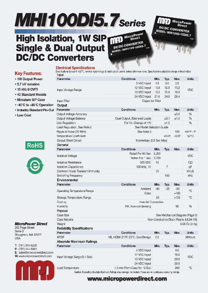 MHI100DI57_8455110.PDF Datasheet