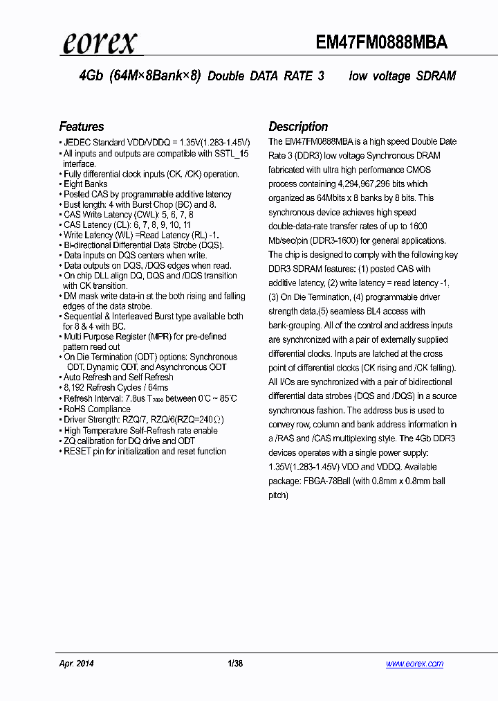 EM47FM0888MBA-15_8456334.PDF Datasheet