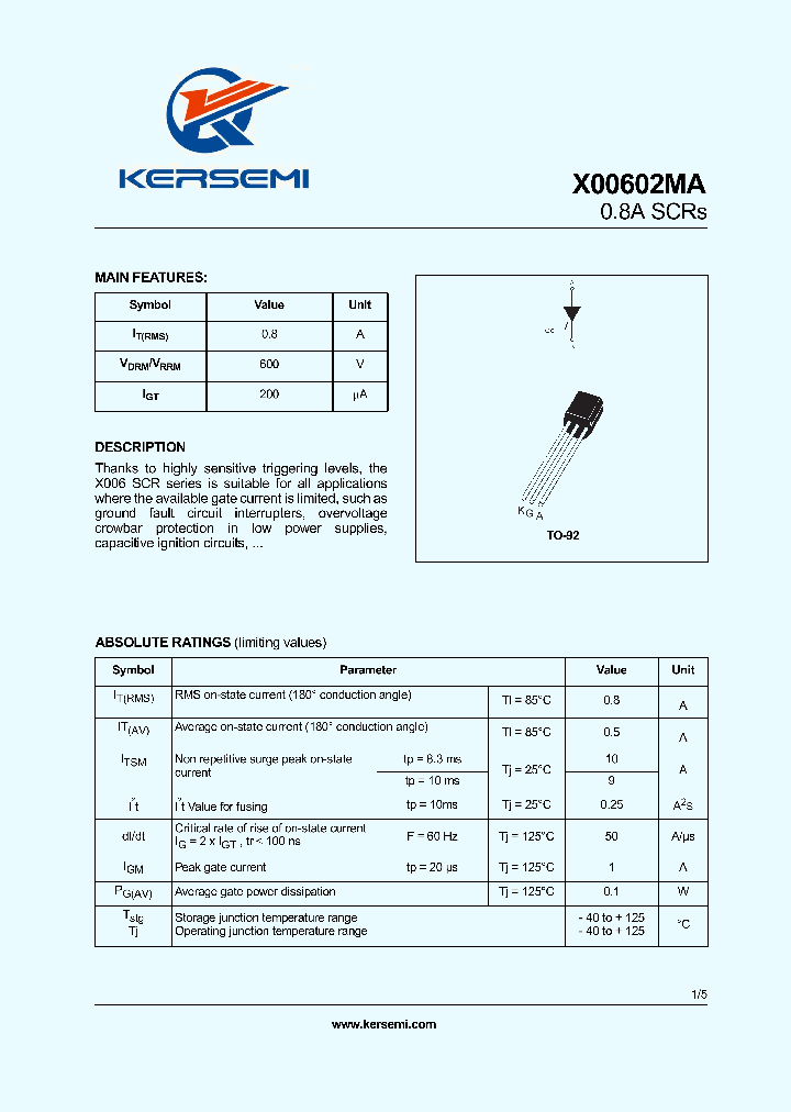 X00602MA5AL2_8459012.PDF Datasheet