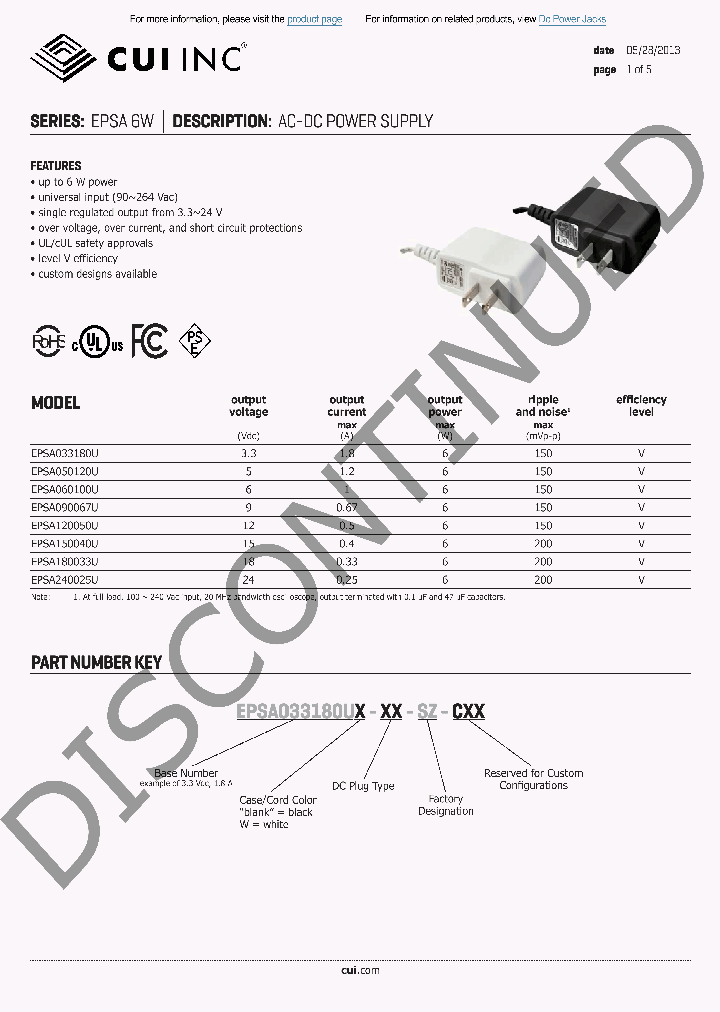 EPSA050120U_8459341.PDF Datasheet