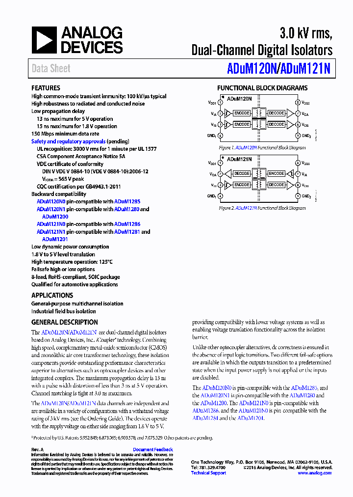 ADUM121N0BRZ_8459616.PDF Datasheet