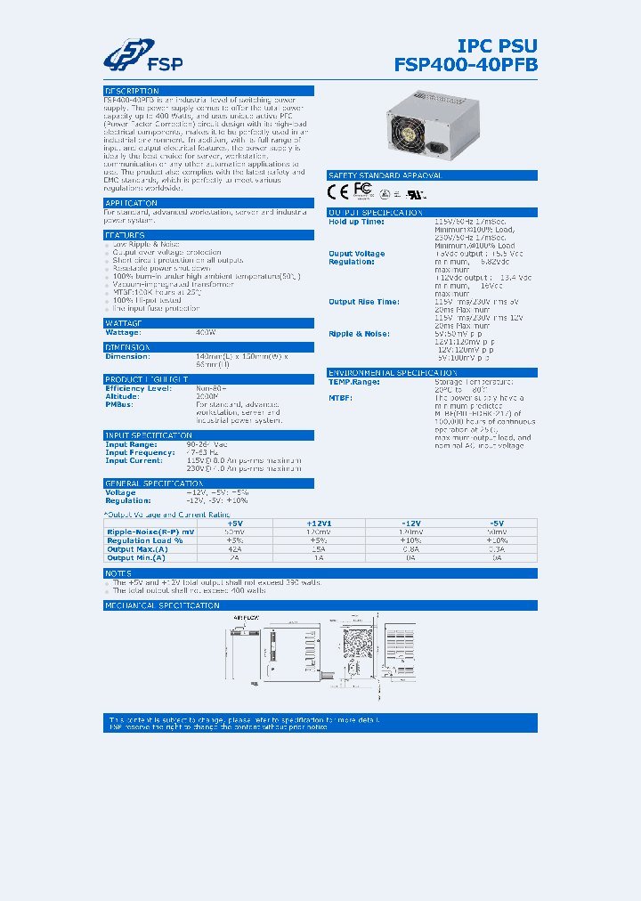 FSP400-40PFB-15_8459819.PDF Datasheet