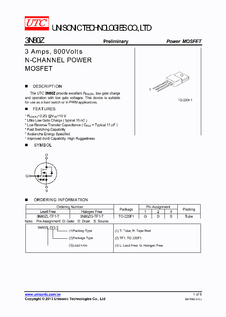 3N80ZL-TF1-T_8462591.PDF Datasheet