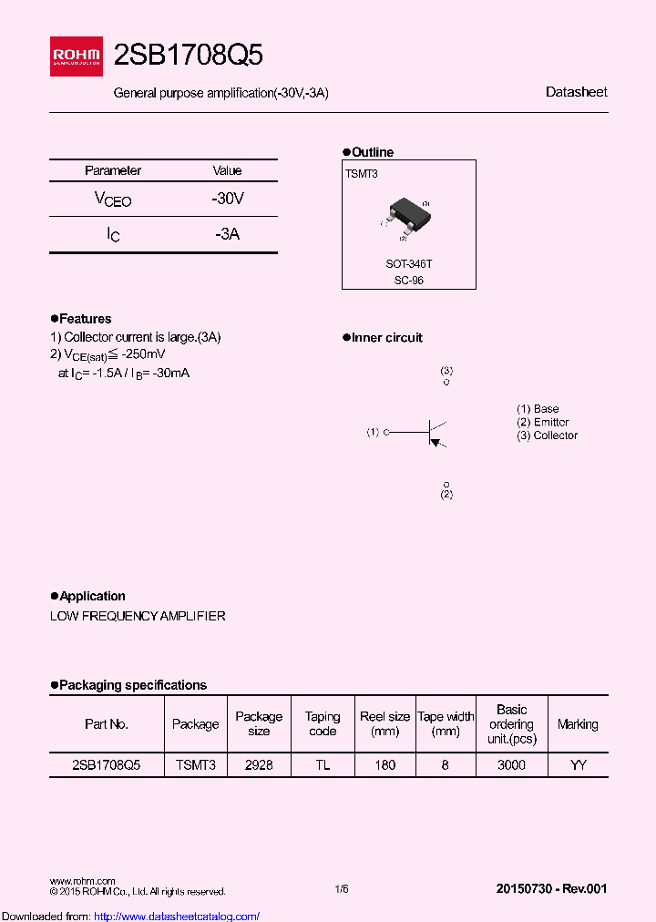 2SB1708Q5_8461377.PDF Datasheet