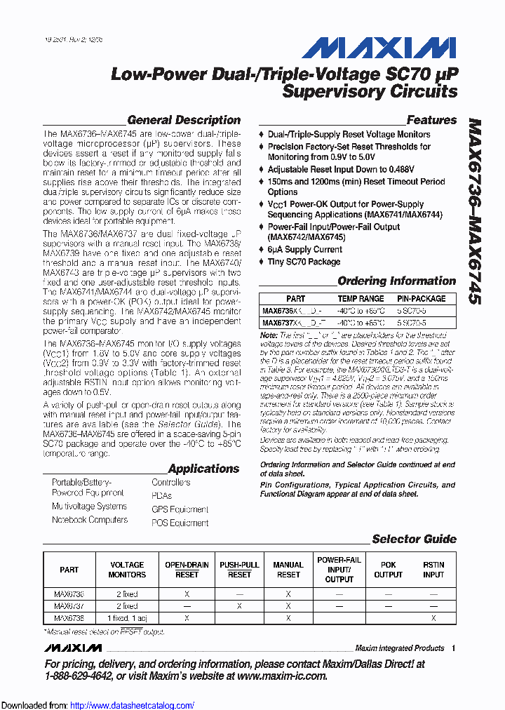 MAX6736XKYDD3T_8461822.PDF Datasheet