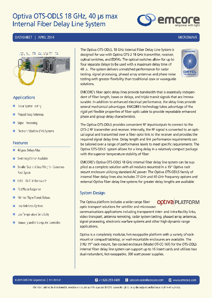 OPTIVA-OTS-ODLS-I-18GHZ_8464620.PDF Datasheet