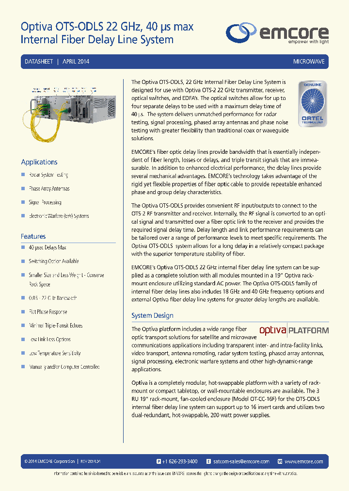 OPTIVA-OTS-ODLS-I-22GHZ_8464621.PDF Datasheet