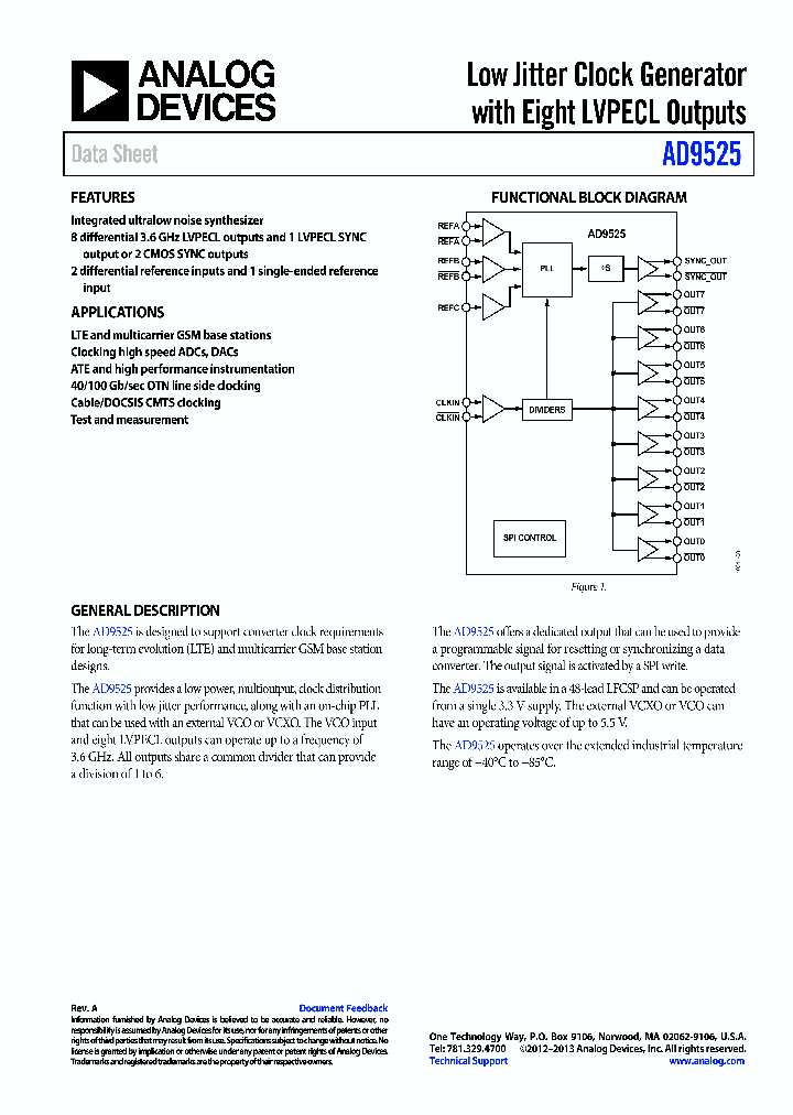 AD9525_8464692.PDF Datasheet