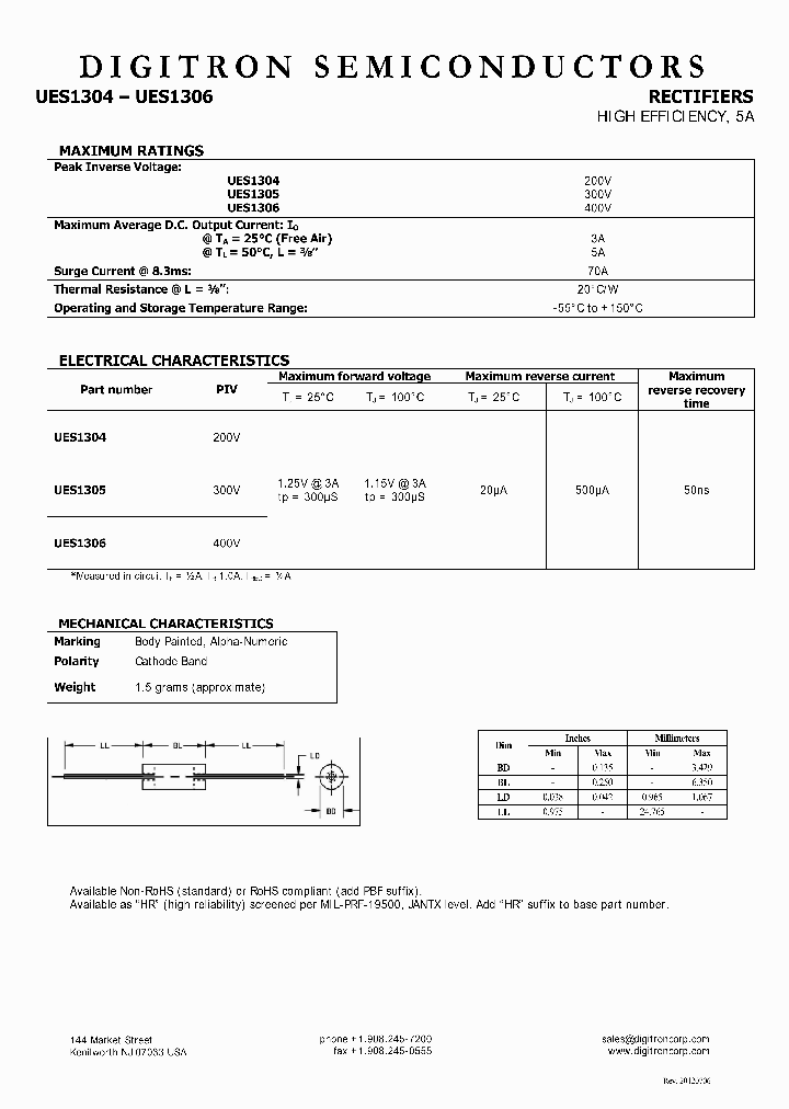 UES1304_8466234.PDF Datasheet