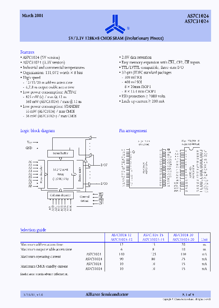 AS7C31024-12TJI_8467331.PDF Datasheet