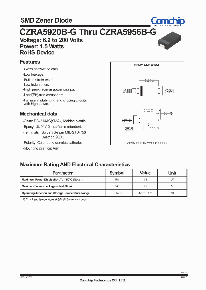 CZRA5930B-G_8468877.PDF Datasheet