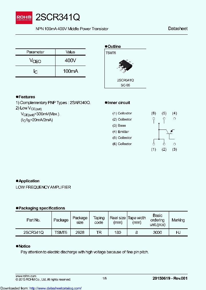 2SCR341QTR_8468919.PDF Datasheet