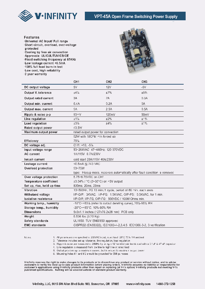 VPT-45A_8469384.PDF Datasheet