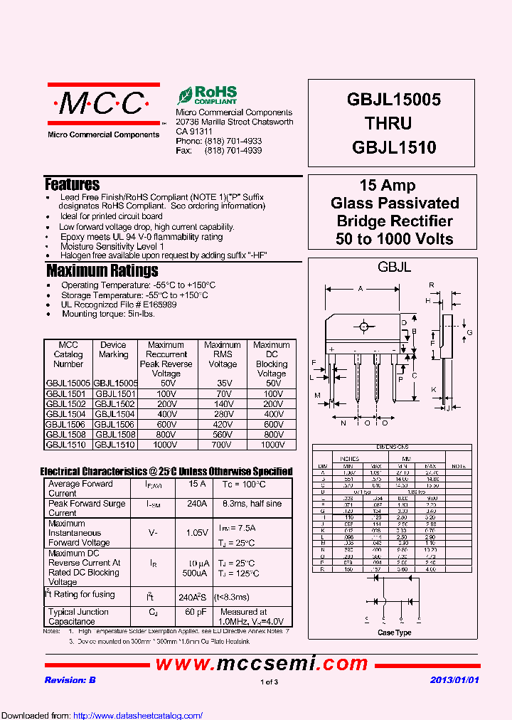 GBJL1501_8469456.PDF Datasheet