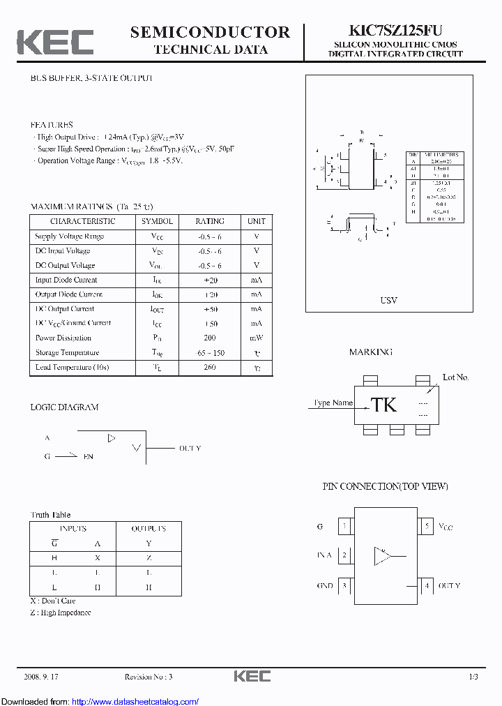 KIC7SZ125FU_8469344.PDF Datasheet