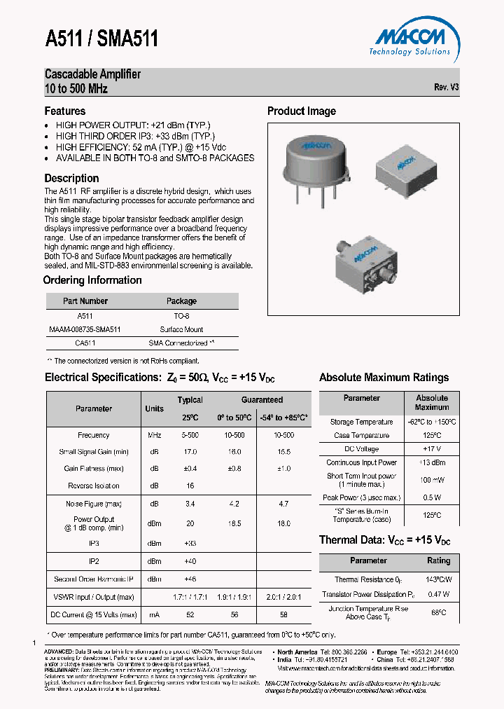 A511-SMA511_8470293.PDF Datasheet
