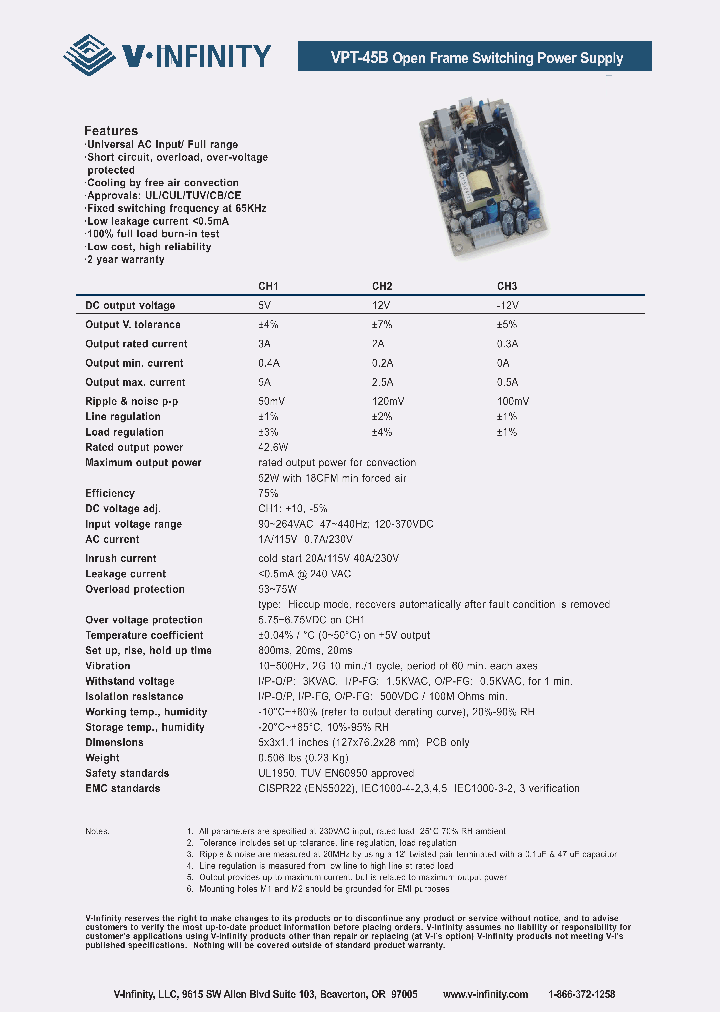 VPT-45B_8469385.PDF Datasheet