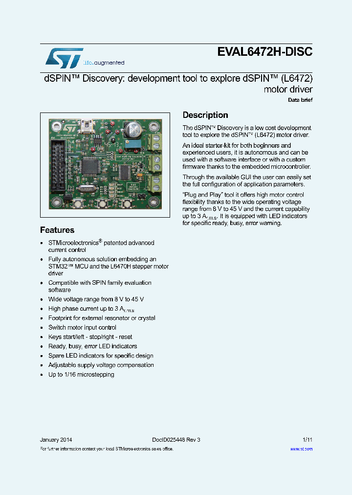 EVAL6472H-DISC_8470164.PDF Datasheet