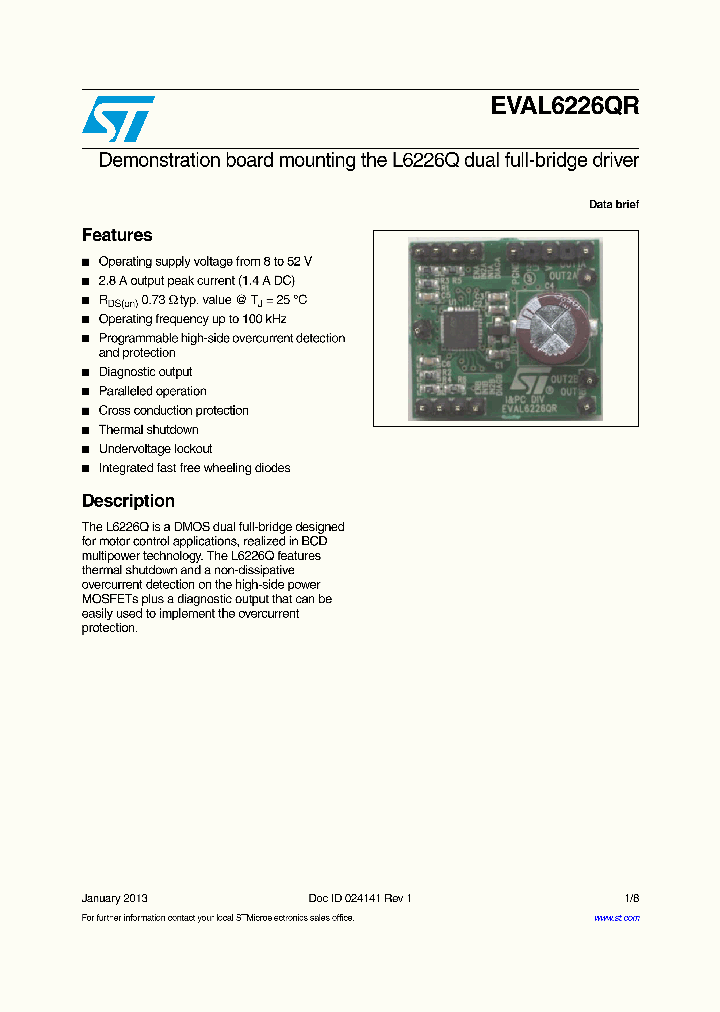 EVAL6226QR_8470155.PDF Datasheet