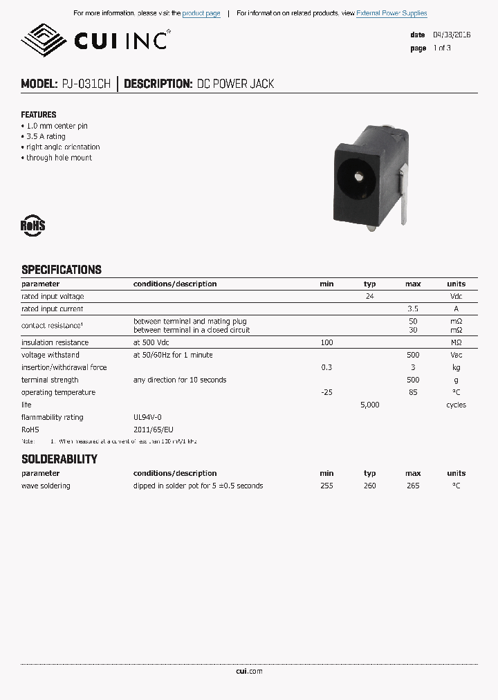 PJ-031CH_8472450.PDF Datasheet