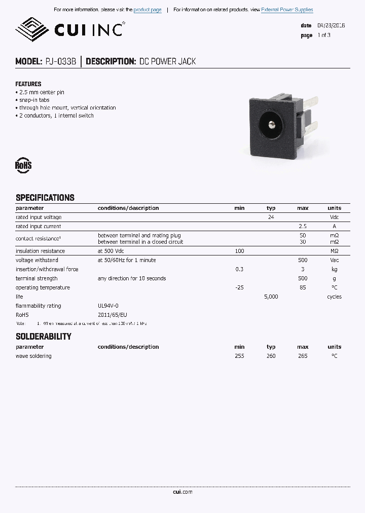 PJ-033B_8472459.PDF Datasheet