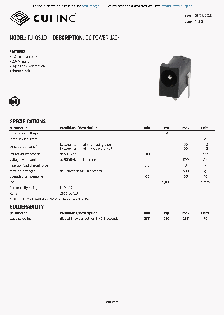 PJ-031D_8472451.PDF Datasheet