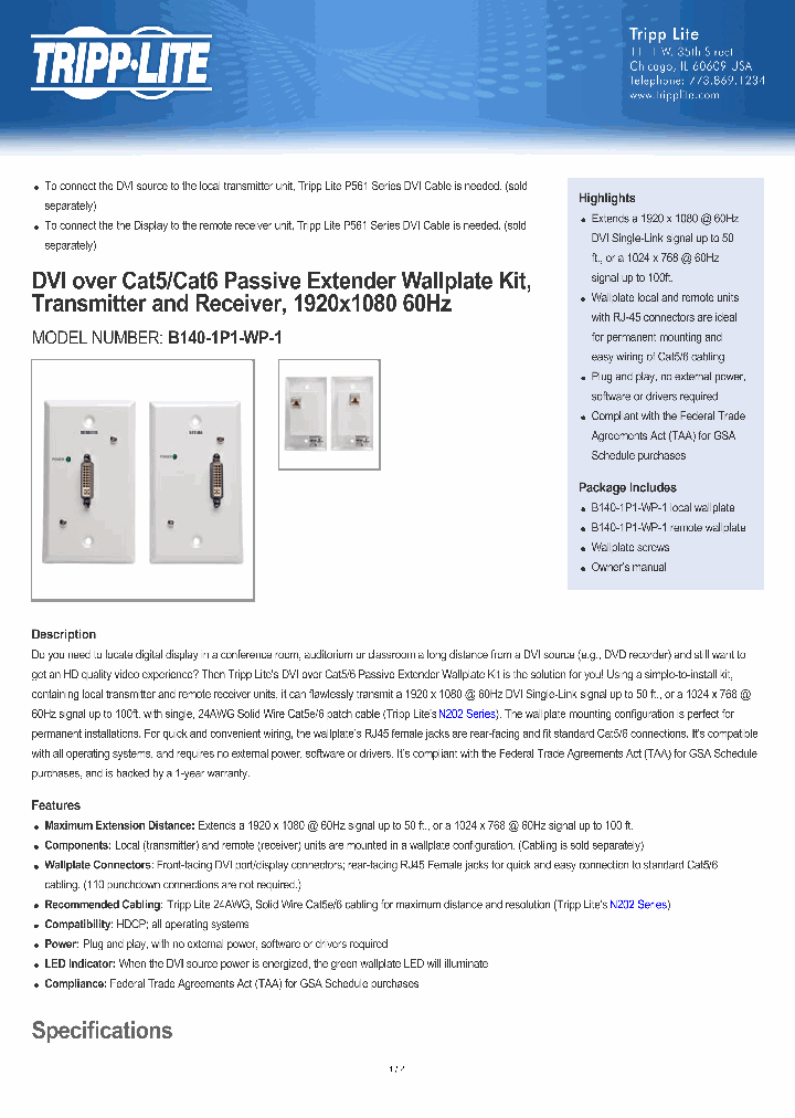 B1401P1WP1_8473895.PDF Datasheet