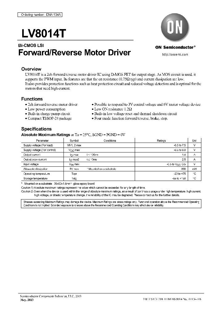 LV8014T_8474209.PDF Datasheet