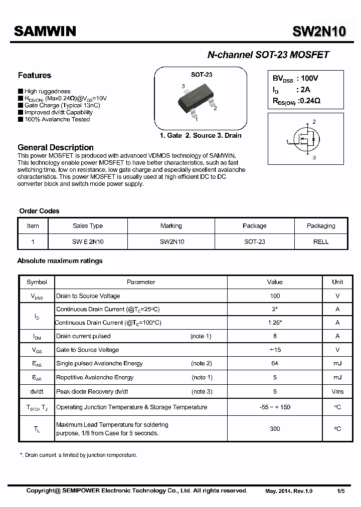 SW2N10_8474177.PDF Datasheet