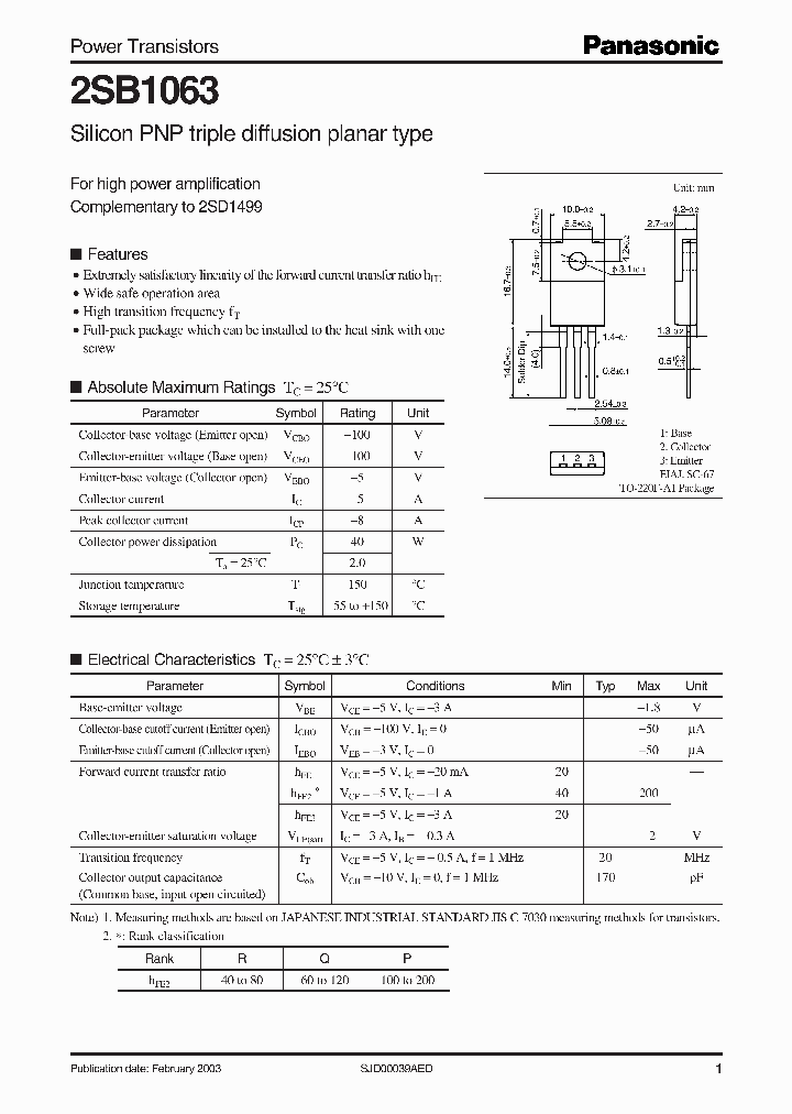 2SB1063_8474225.PDF Datasheet