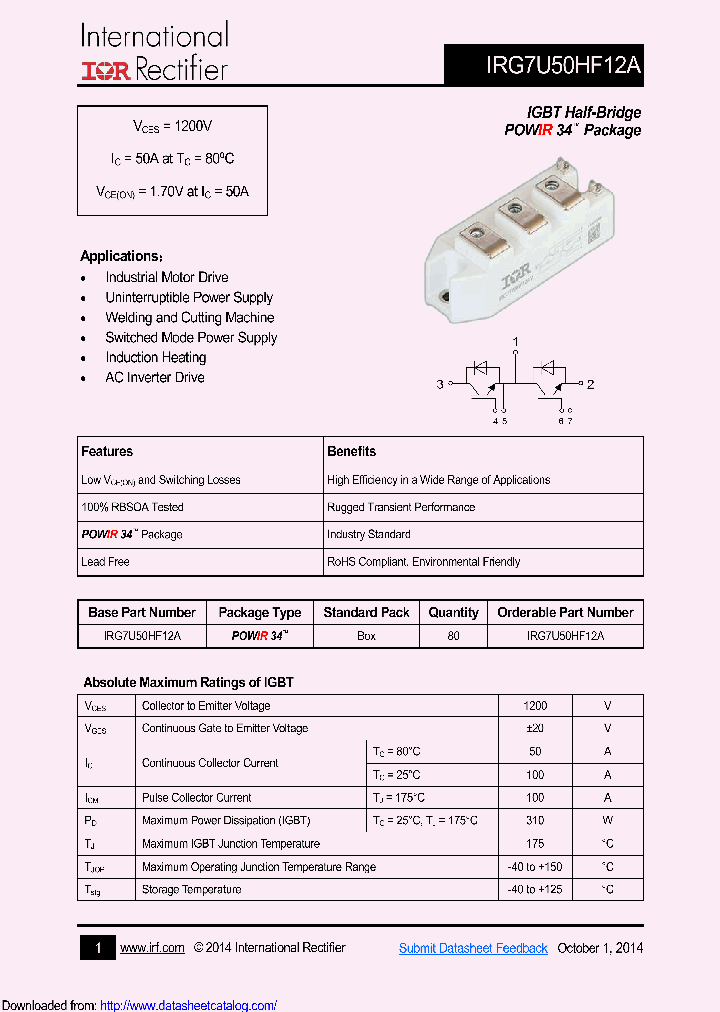 IRG7U50HF12A_8474992.PDF Datasheet