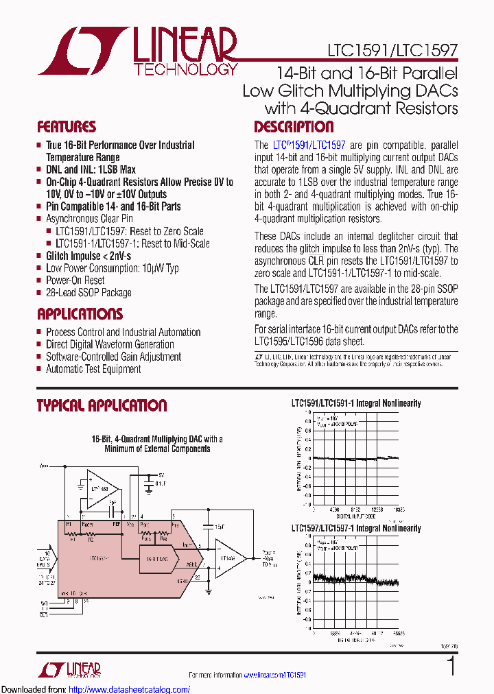 LTC1597BCGPBF_8476527.PDF Datasheet