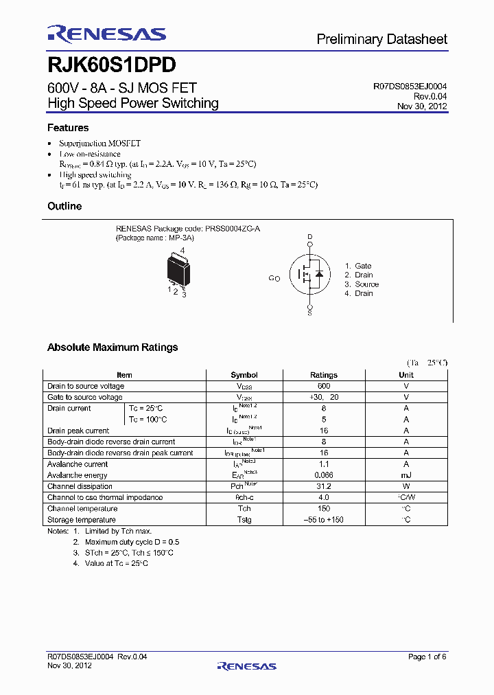 RJK60S1DPD-00J2_8477022.PDF Datasheet