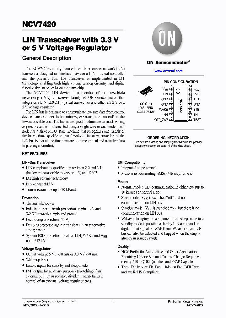 NCV7420D24G_8477191.PDF Datasheet
