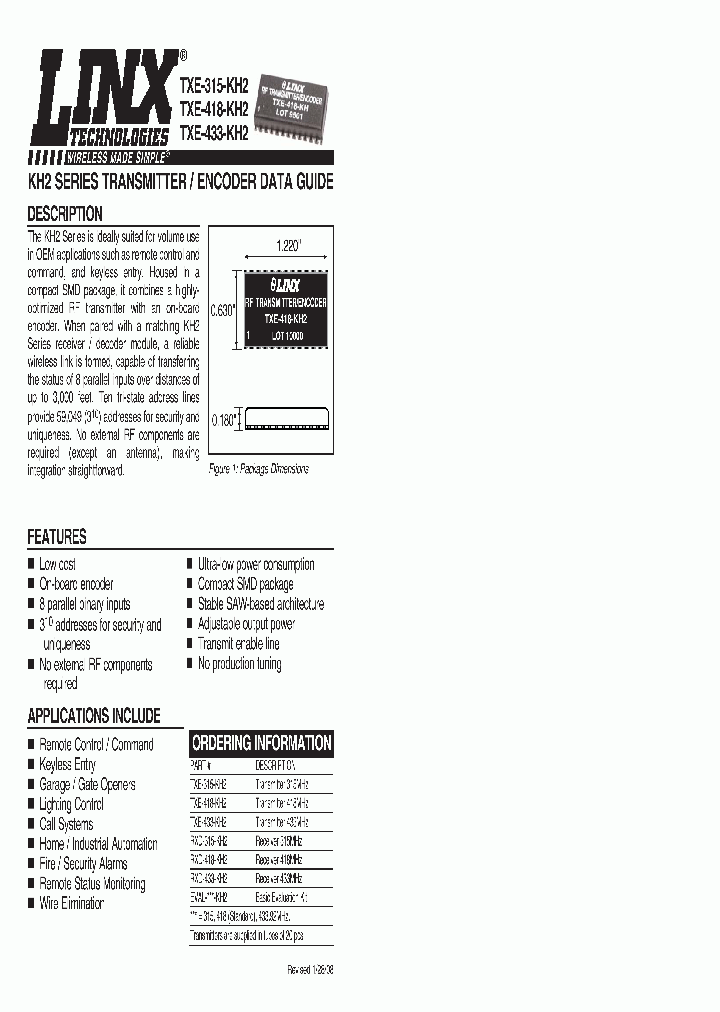 TXE-433-KH2_8477676.PDF Datasheet