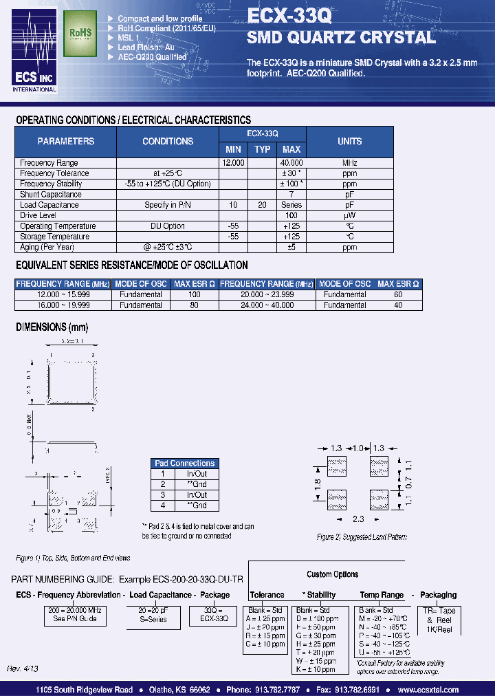 ECS-200-20-33Q-DU-TR_8478020.PDF Datasheet