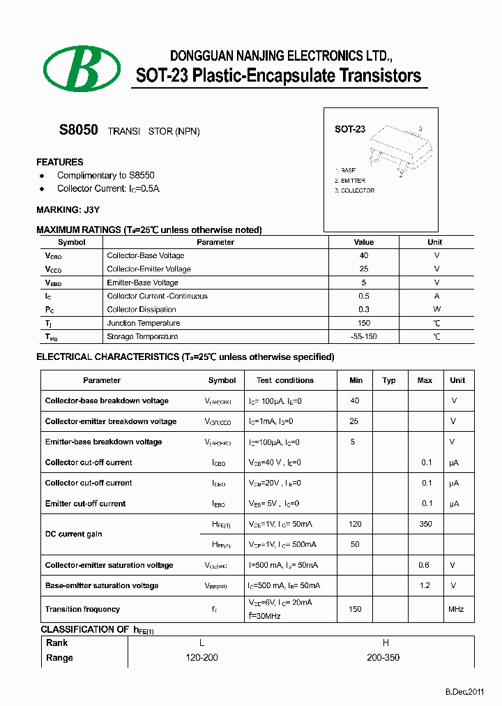S8050_8478044.PDF Datasheet