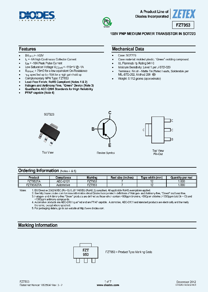 FZT953QTA_8478982.PDF Datasheet