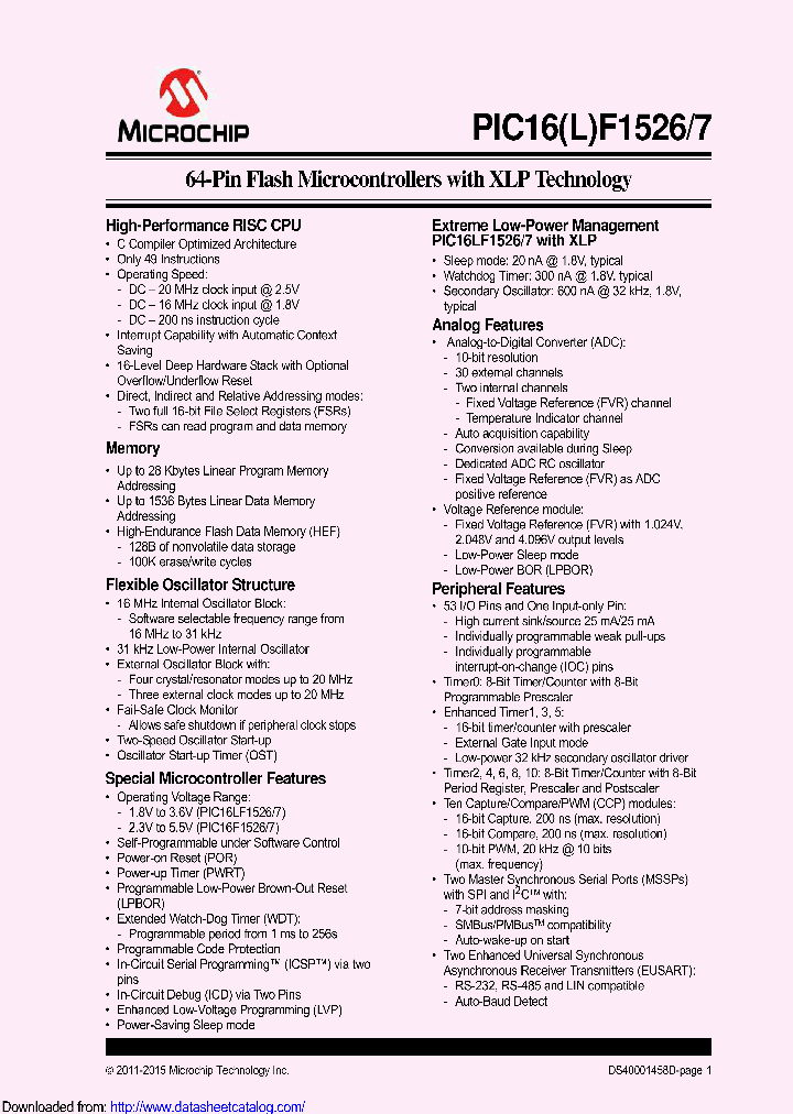 PIC16F1526-EPTVAO_8479189.PDF Datasheet