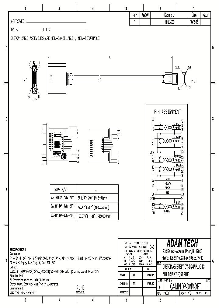 CA-MINIDP-DVIM-XFT_8480066.PDF Datasheet