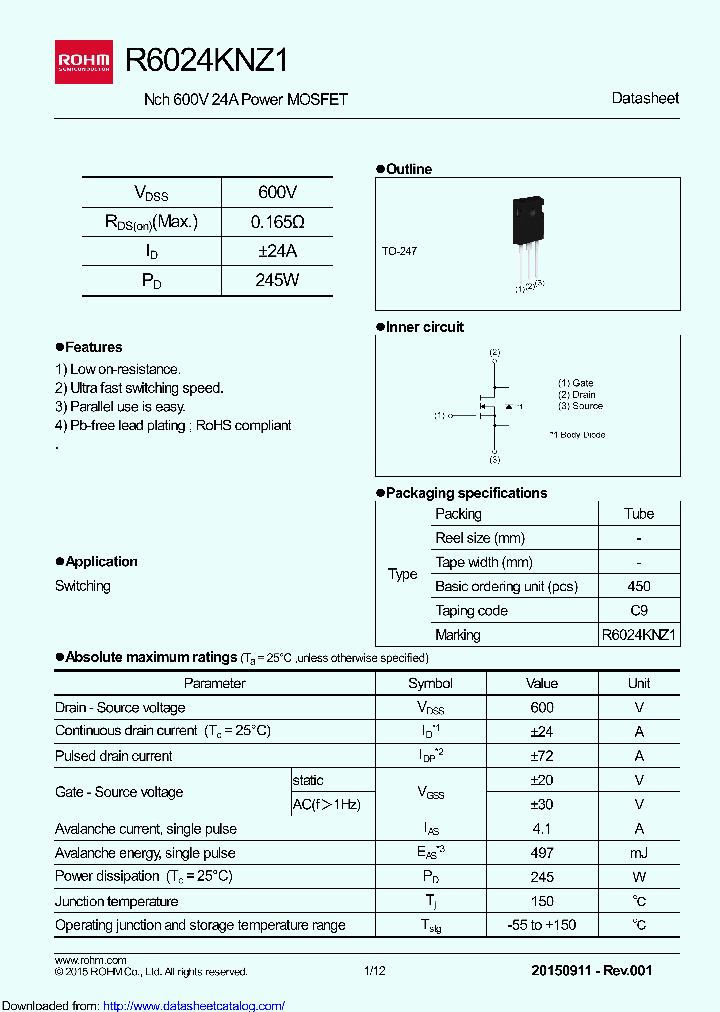 R6024KNZ1C9_8481150.PDF Datasheet