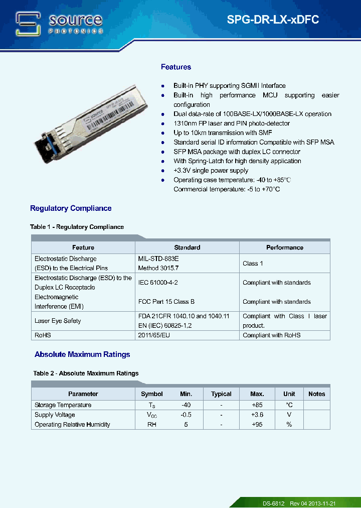 SPG-DR-LX-XDFC_8484213.PDF Datasheet