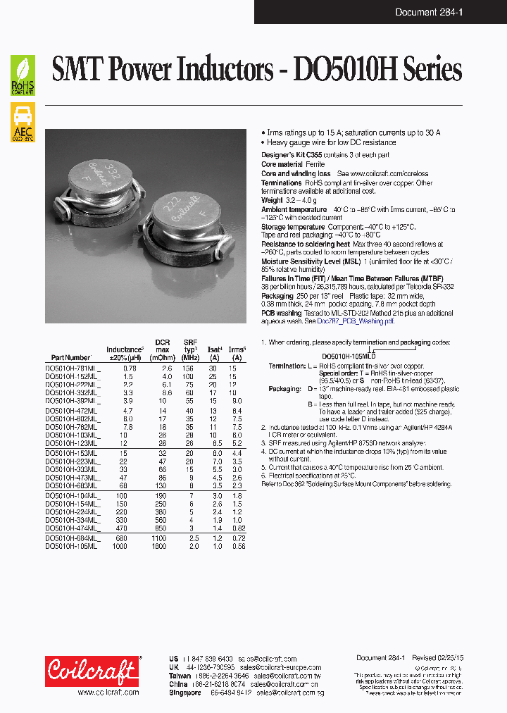 DO5010H-104ML_8484053.PDF Datasheet