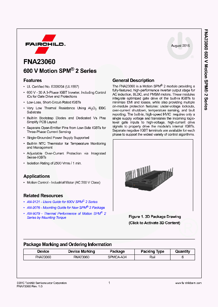 FNA23060_8481160.PDF Datasheet