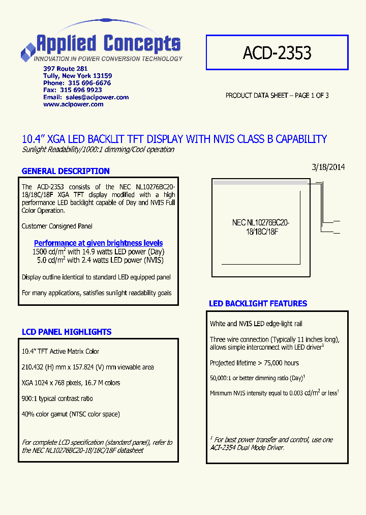 ACD-2353_8486100.PDF Datasheet