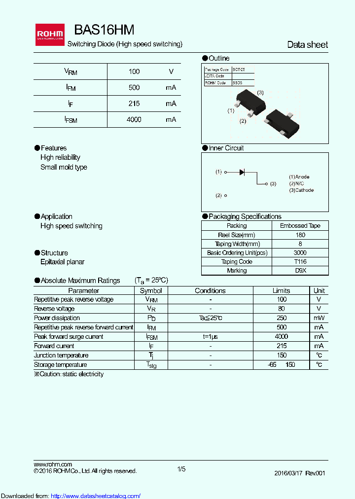 BAS16HMT116_8485169.PDF Datasheet