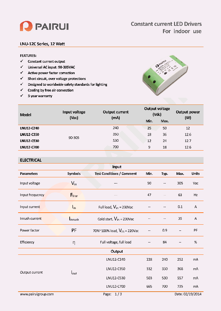 LNU12-C240_8486838.PDF Datasheet