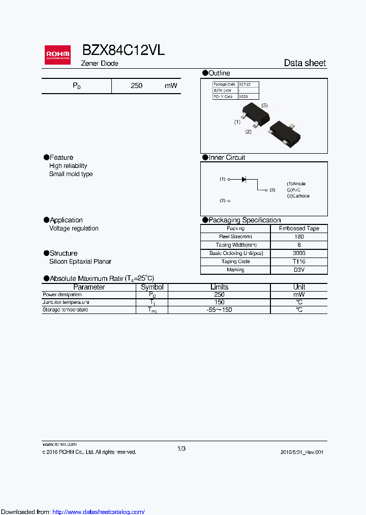 BZX84C12VLT116_8487678.PDF Datasheet