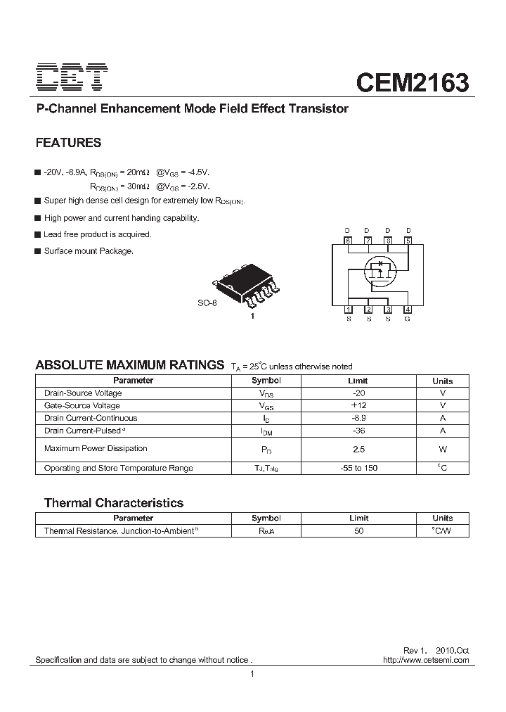 CEM2163_8488534.PDF Datasheet