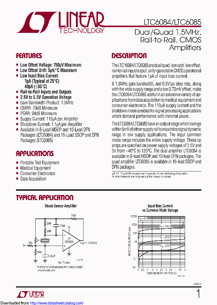 LTC6085HGNTR_8488985.PDF Datasheet